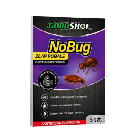 Pułapka na pluskwy, karaluchy, prusaki NoBug Goodshot