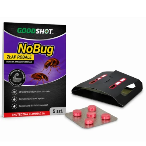 Przejdź do produktu Pułapka na pluskwy, karaluchy, prusaki NoBug Goodshot 5 szt. 