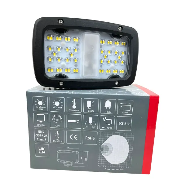 Reflektor roboczy LED, Granit, oświetlenie dalekiego pola,