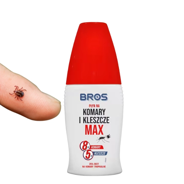 Płyn na komary i kleszcze Max, Bros, 50ml