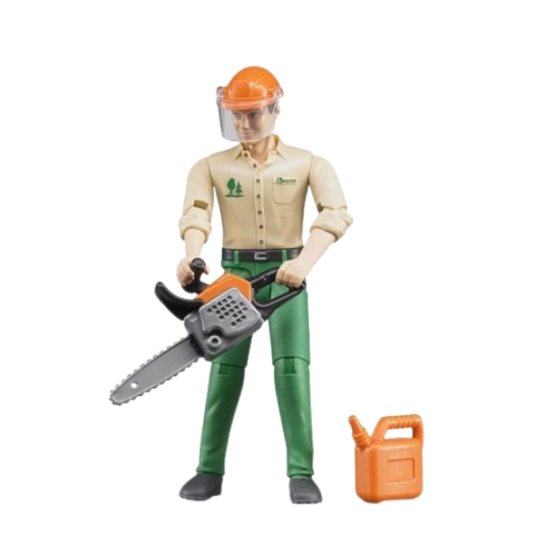 Zabawka Figurka drwala z piłą BRUDER