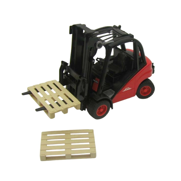 Zabawka BRUDER Wózek widłowy Linde i 2 palety