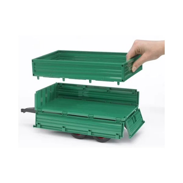 Przyczepa z podwyższonymi burtami Welger